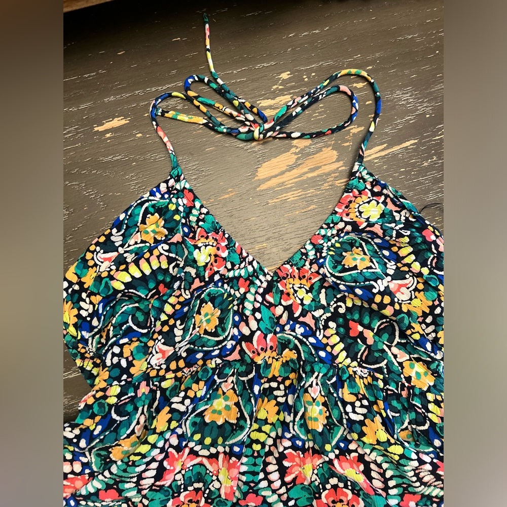 Very cute Old Navy halter tank top.  New with tags!  Beautiful coloring. Large